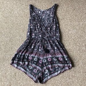American Eagle Floral Romper